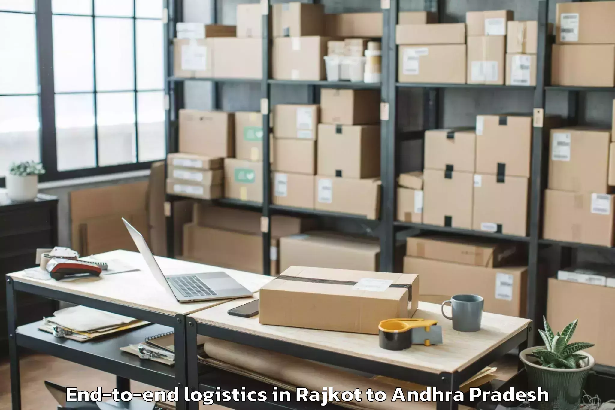 Leading Rajkot to Nagayalanka End To End Logistics Provider